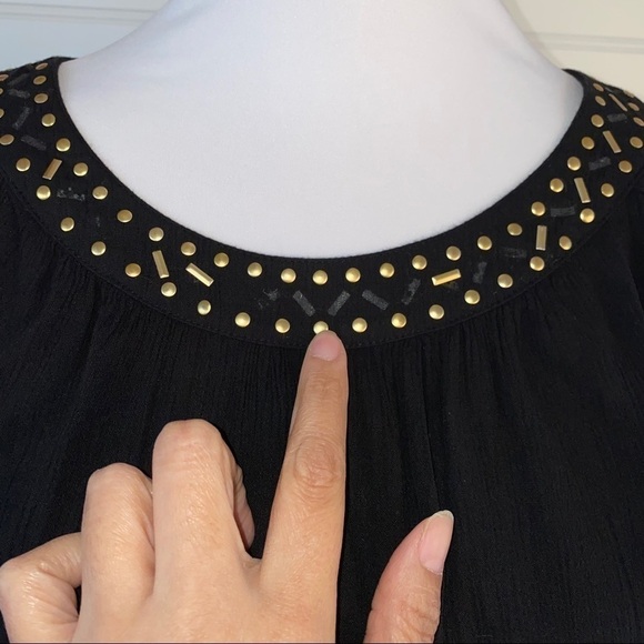 Black long sleeve cold shoulder dress Size Large - Picture 7 of 13